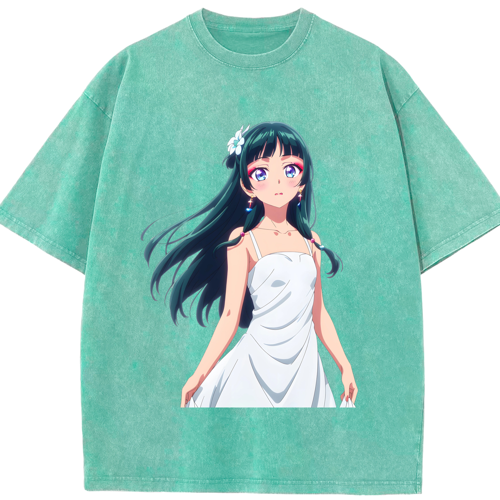 （画像用） 薬屋のひとりごと The Apothecary Diaries 綿100% ヴィンテージ風 半袖Tシャツ（フロントプリント）